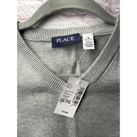 NWT Boy's The Children’s Place Sweater Vest Bundle Blue Bay 16 XXL - Picture 5 of 7